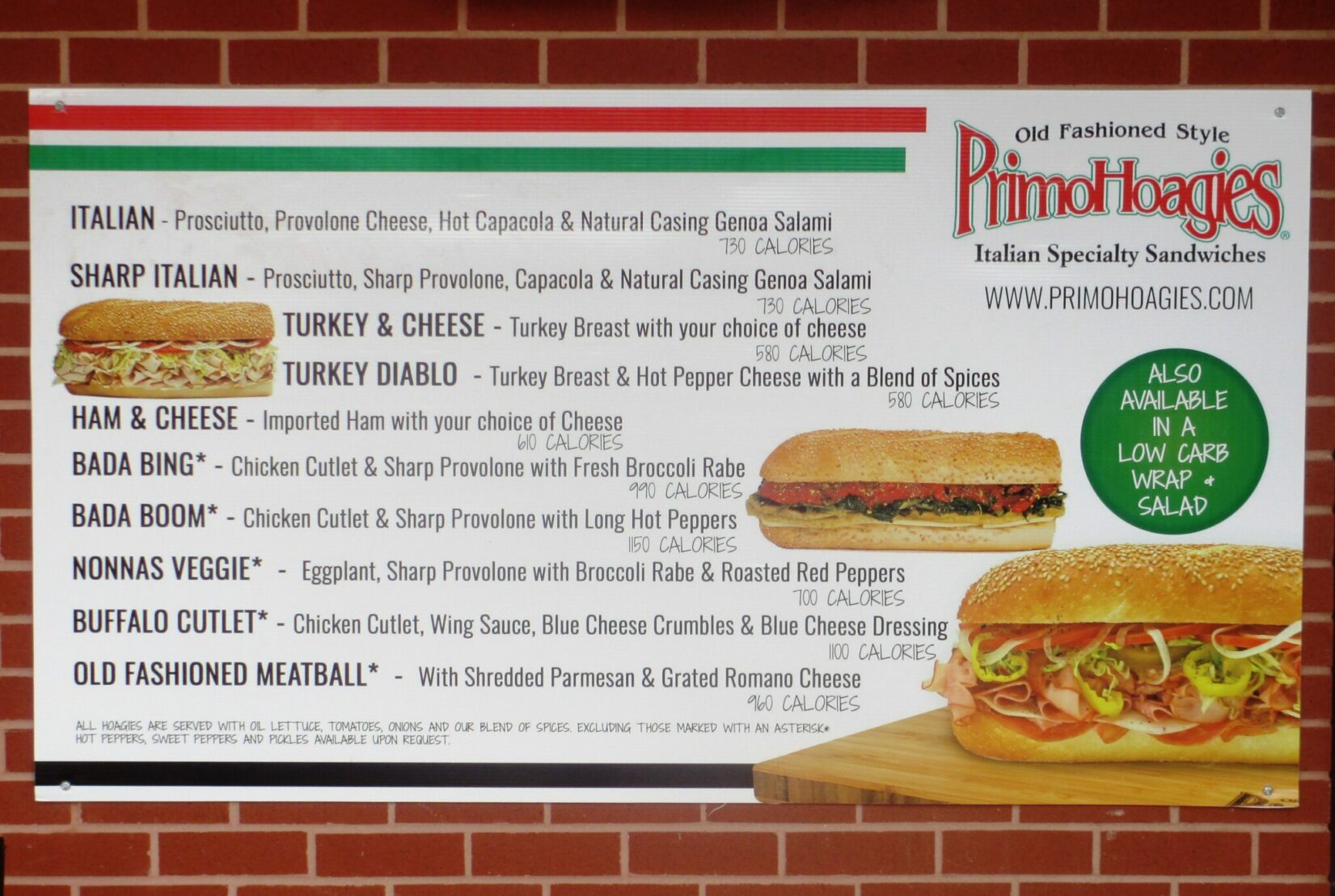 Primo Hoagies Citizens Bank Park