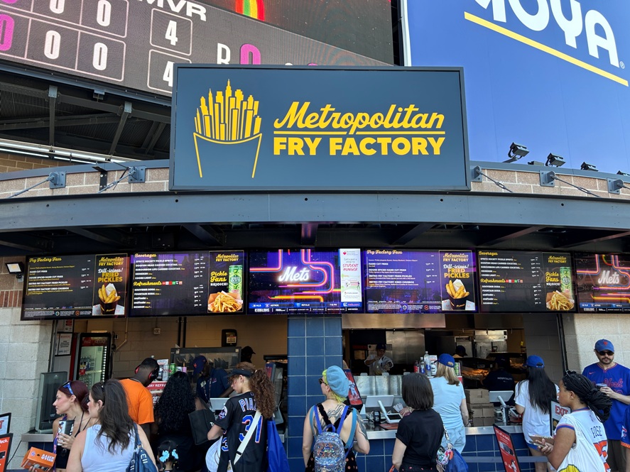 Citi Field food menu 2026 metropolitan fry factory
