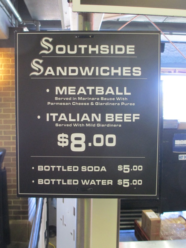 guaranteed rate field food italian beef meatball sandwich