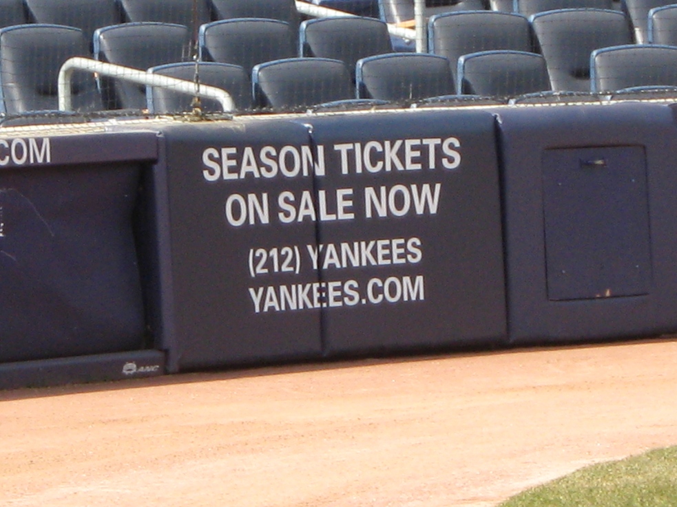 yankees season tickets