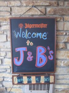 J&B Welcome Sign