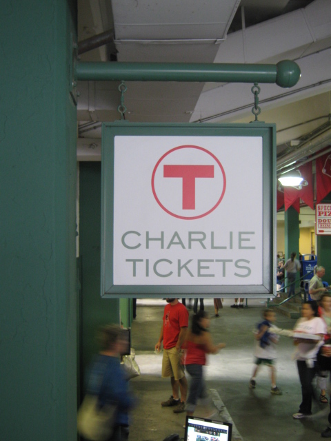charlie tickets fenway park