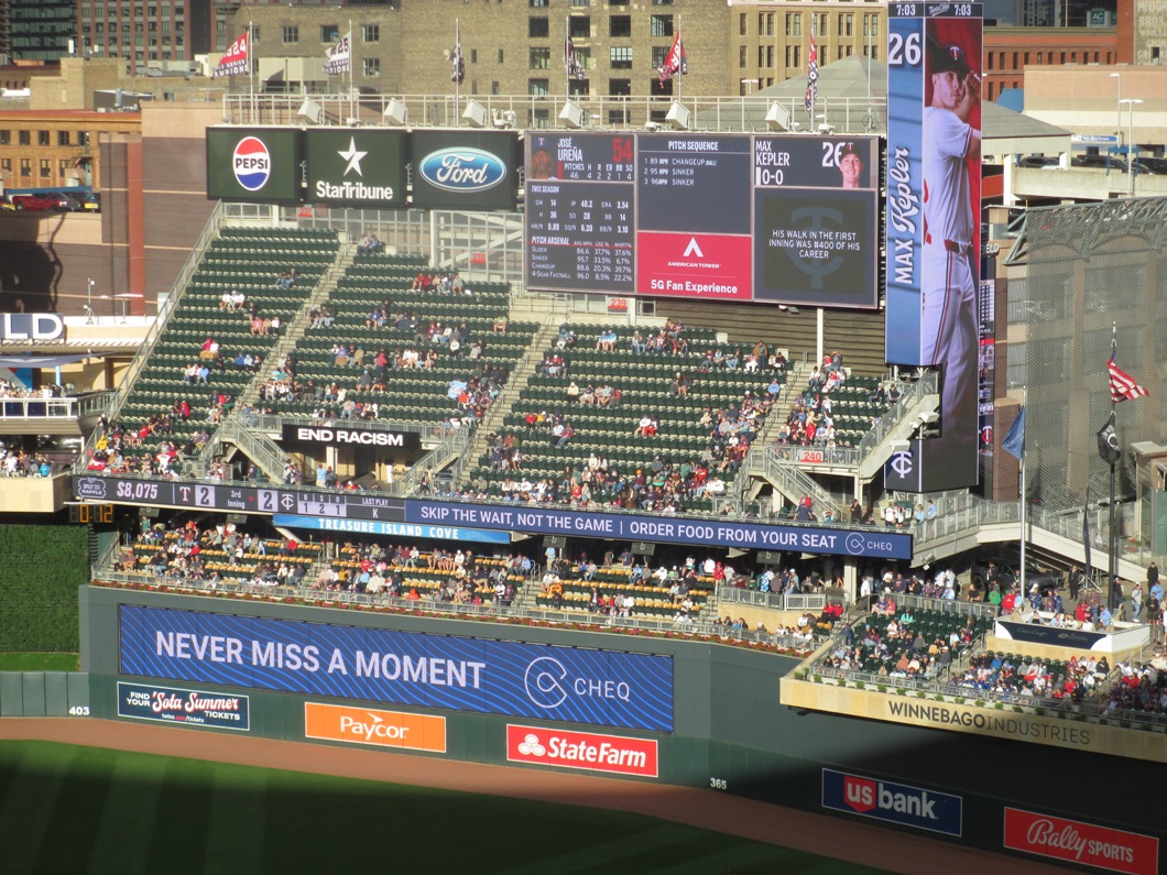 target field seating guide grandstand