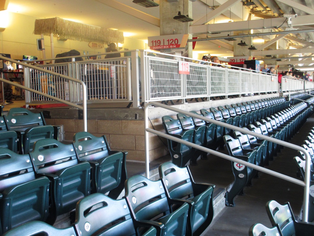 target field accessible seating