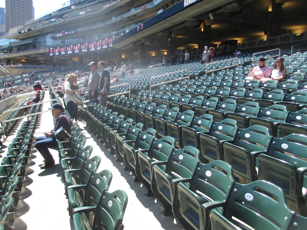 target field seating guide field box seats