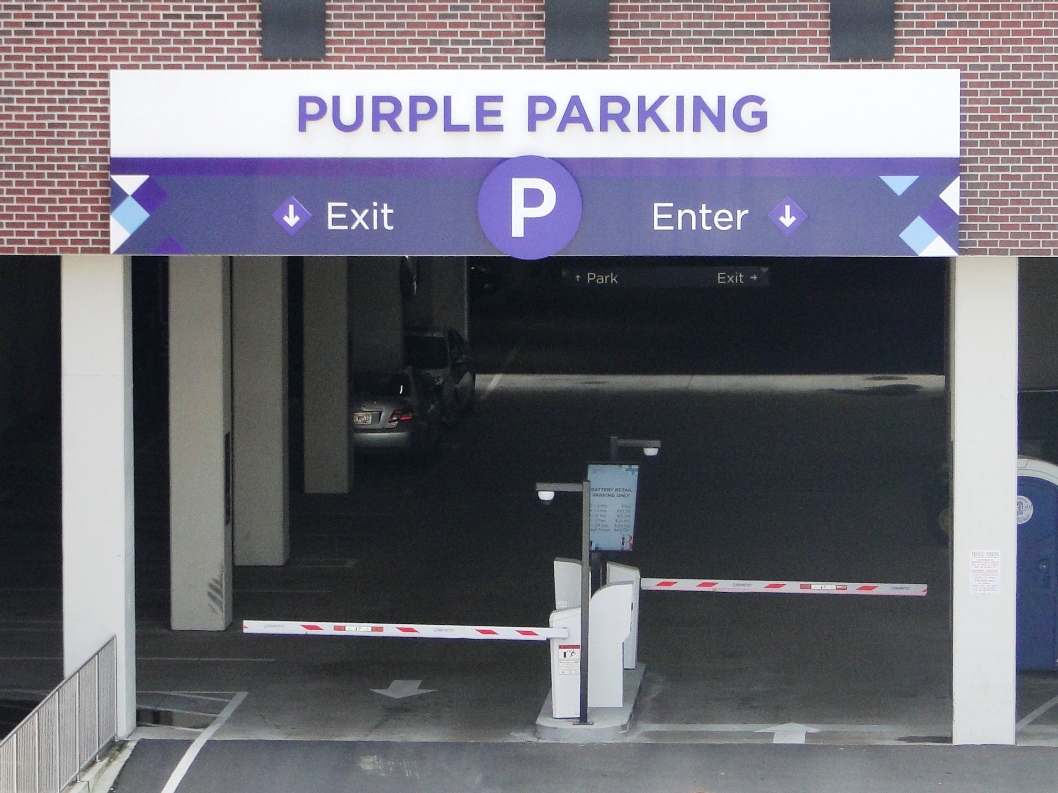 truist park parking purple lot