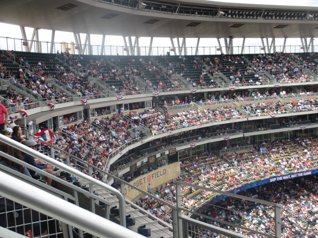 target field seating guide upper level