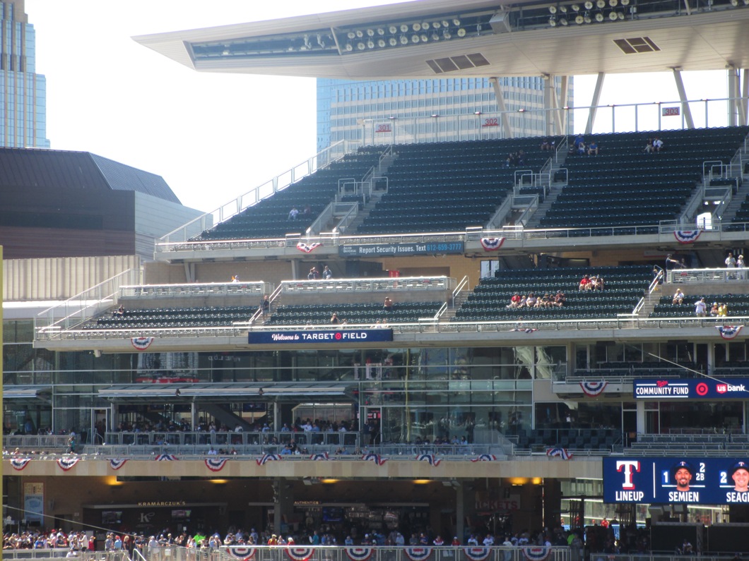 shade at target field first base side