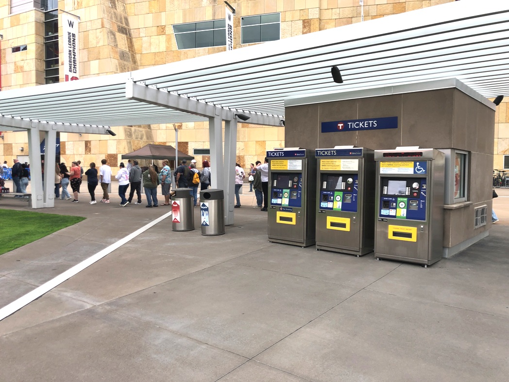 how to get to target field metro tickets