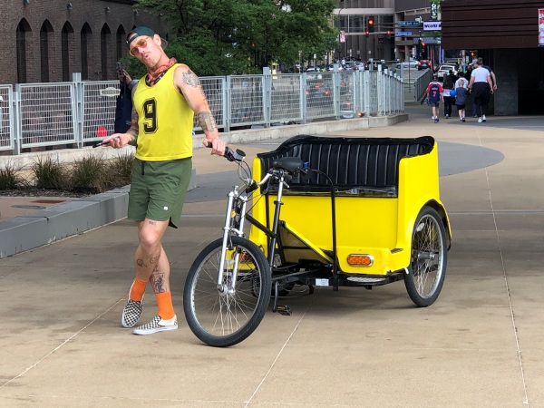 how to get to target field twin town pedicabs