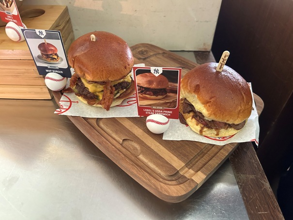 yankee stadium food menu sandwiches