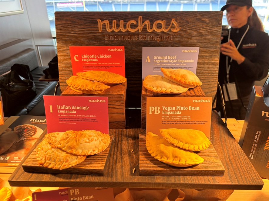 yankee stadium food menu nuchas empanadas