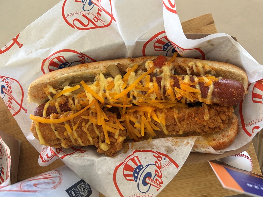 yankee stadium food menu streetbird 2.0 hot dog