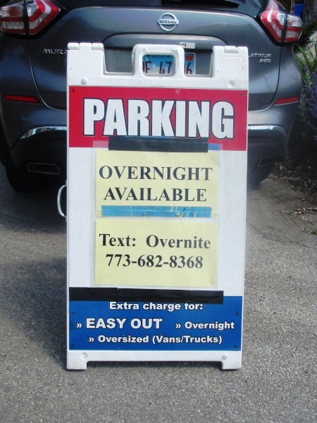 Wrigley field parking overnight