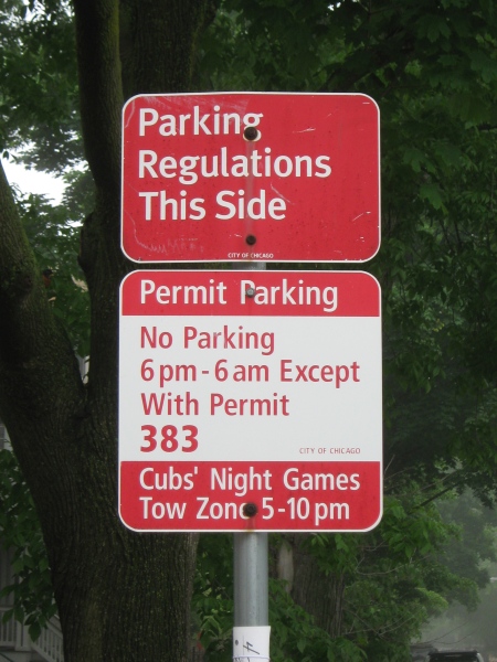 free street parking at wrigley field