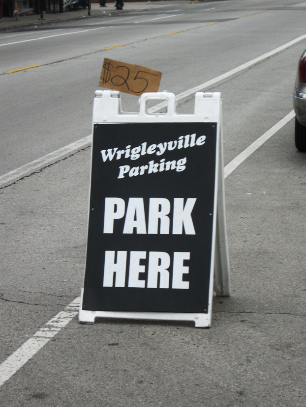 wrigley field parking tips