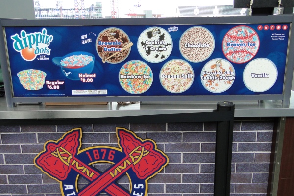 what to eat at atlanta braves ballpark dippin dots