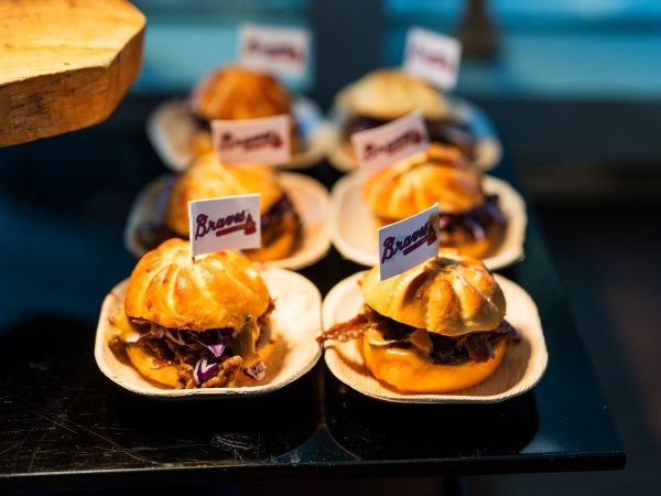 truist park food menu 2025 bao bun sliders