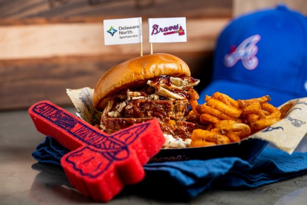 what to eat at atlanta braves ballpark fast ball sandwich
