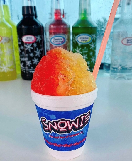 truist park food menu snowie shaved ice