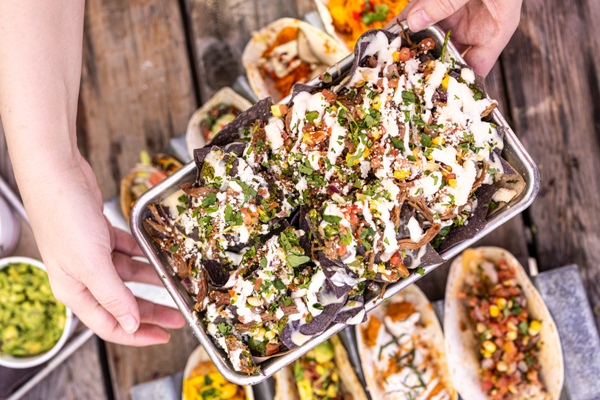 truist park food menu 2025 velvet taco nachos