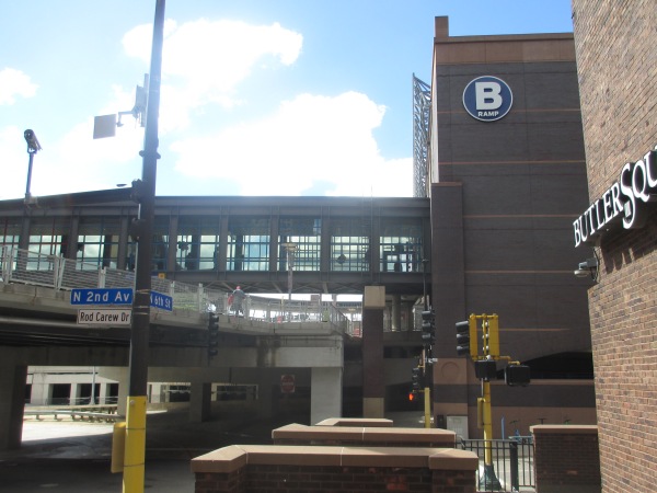 Target Field Parking tips Ramp B