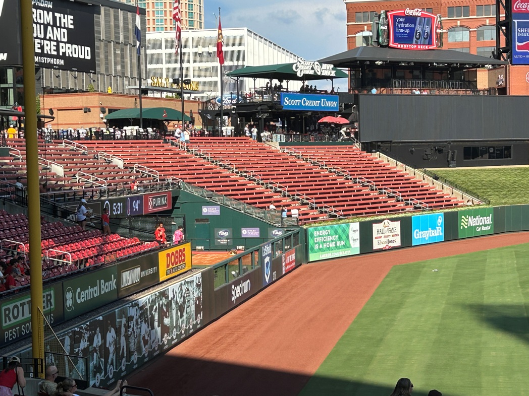st. louis cardinals bleachers seats