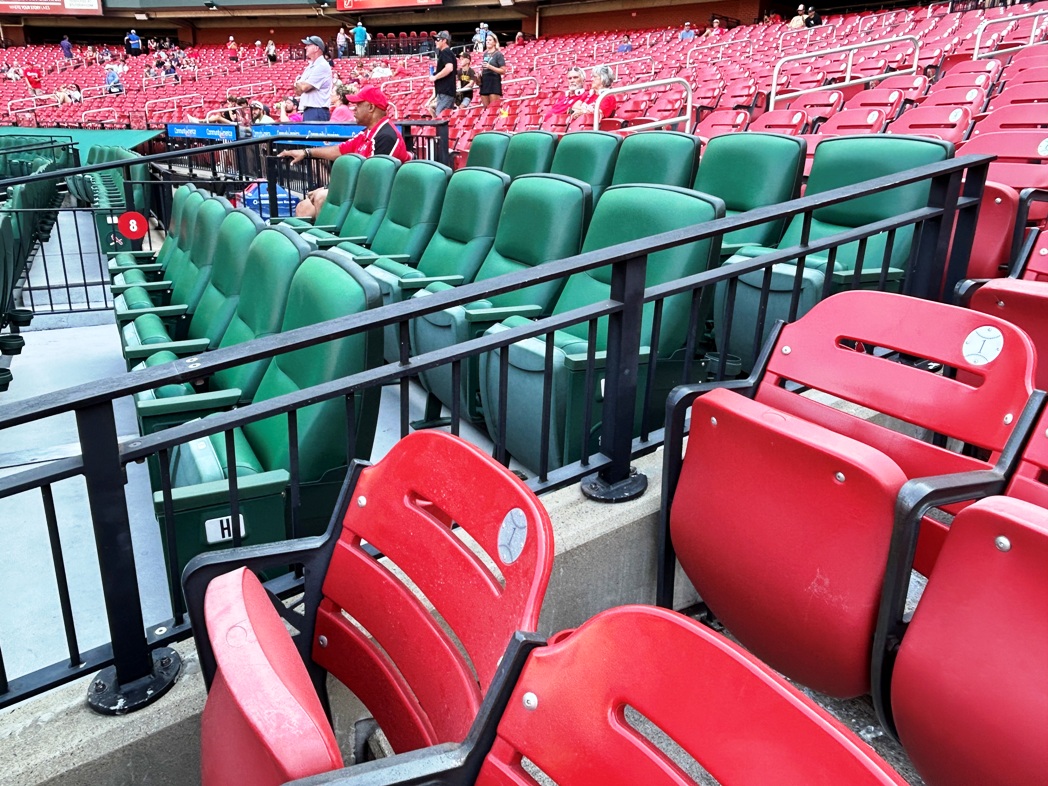 Busch Stadium seating cardinals club