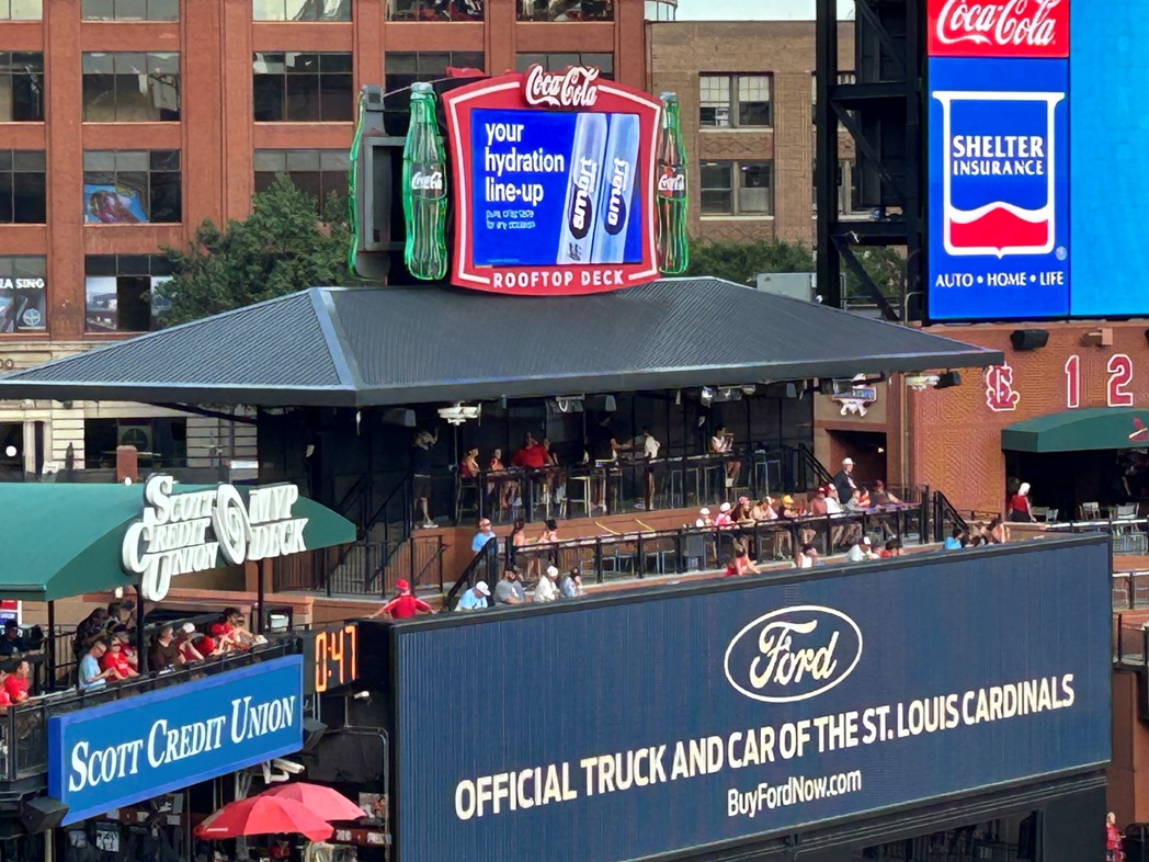 st louis cardinals coca cola rooftop deck