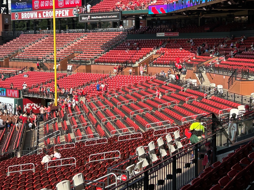 St Louis Cardinals seating field level