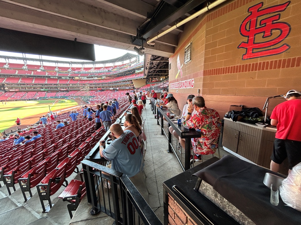 busch stadium all inclusive left field landing