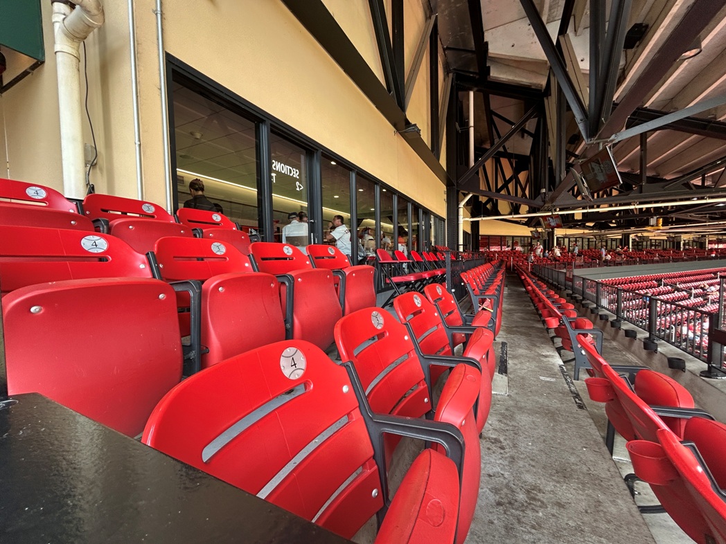 Perficient Red Jacket Club Seats st. louis cardinals