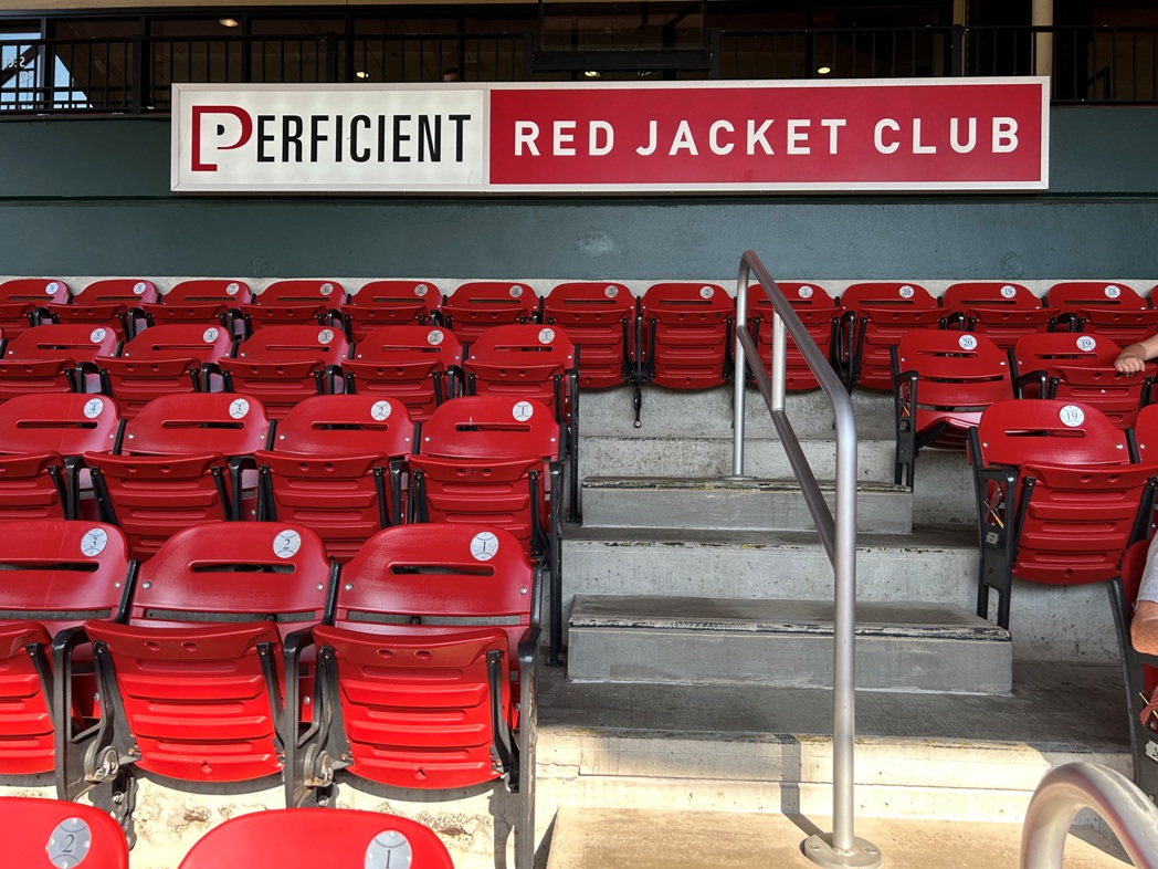 perficient red jacket club busch stadium