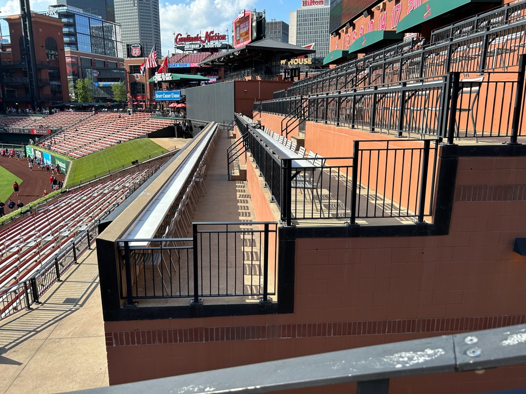 busch stadium coca cola scoreboard patio