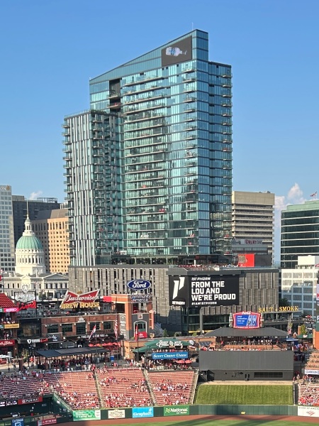 One cardinal way garage Busch stadium parking