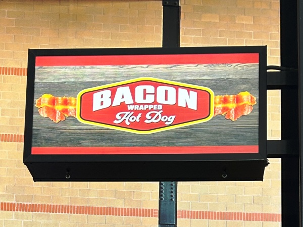 st louis cardinals game food bacon wrapped dog