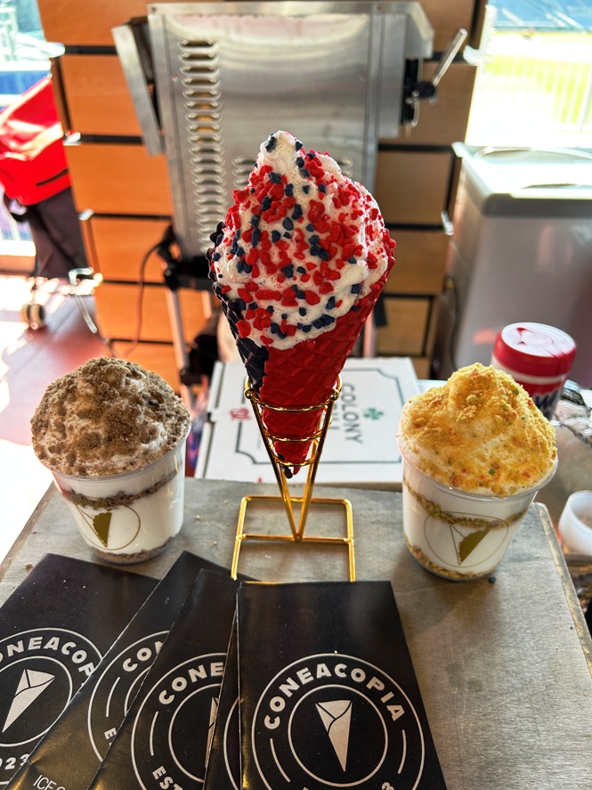 nationals park food menu south mountain creamery coneacopia