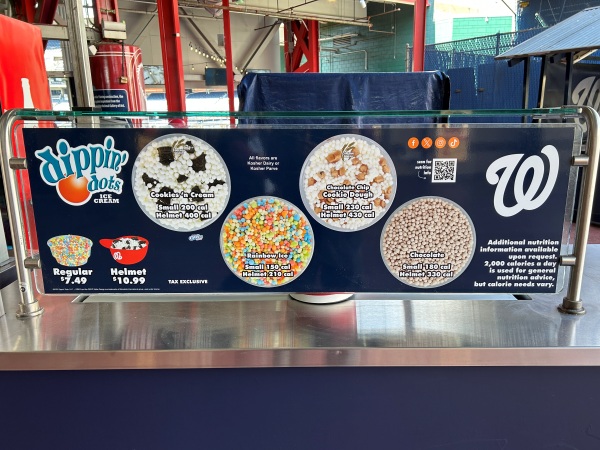 dippin' dots nationals park
