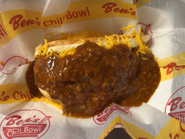 washington DC baseball food ben's chili half smoke