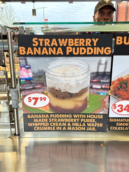 Bulls BBQ Pudding Citizens Bank Park 