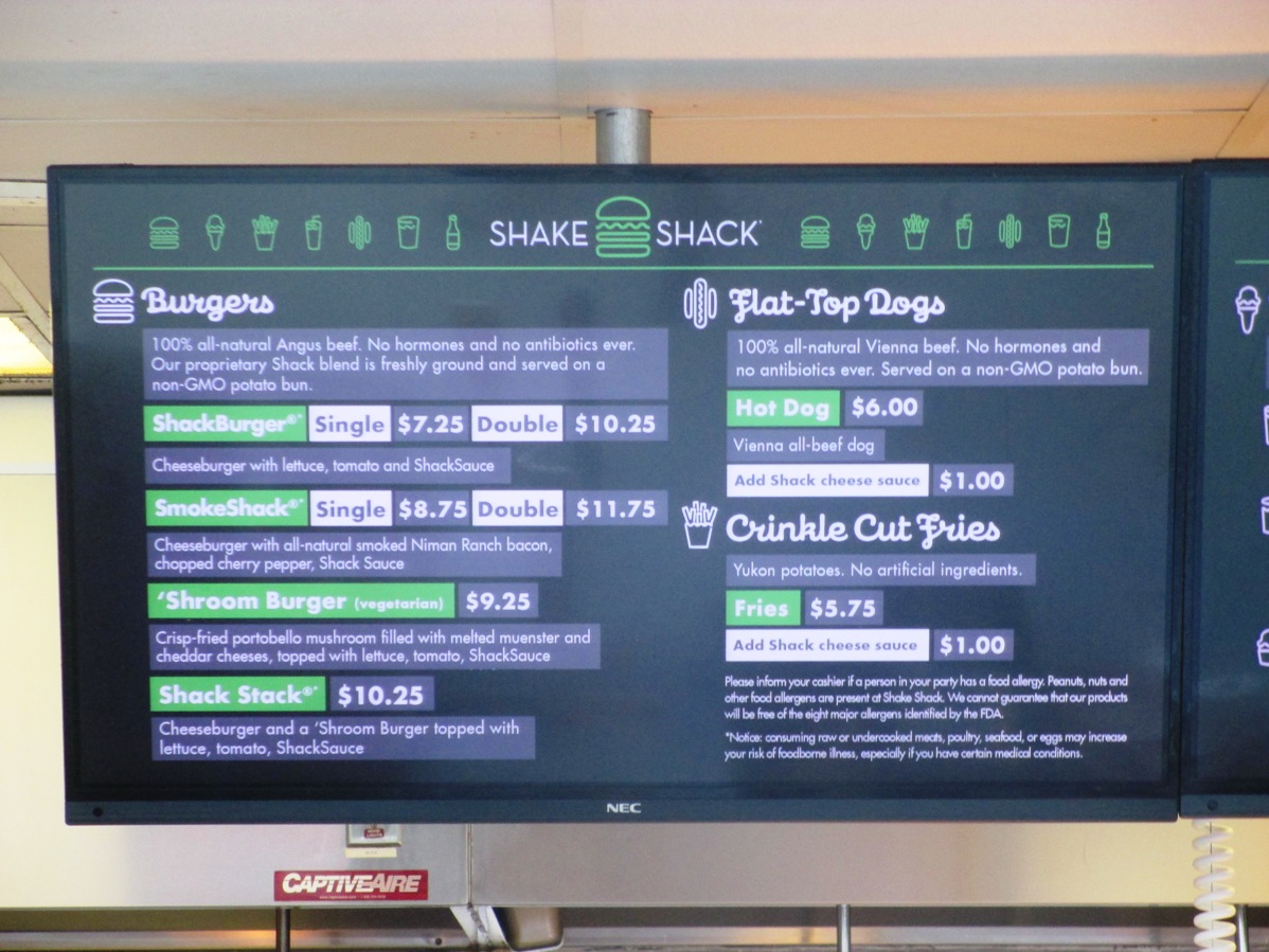 shake shack hot dog nationals park food