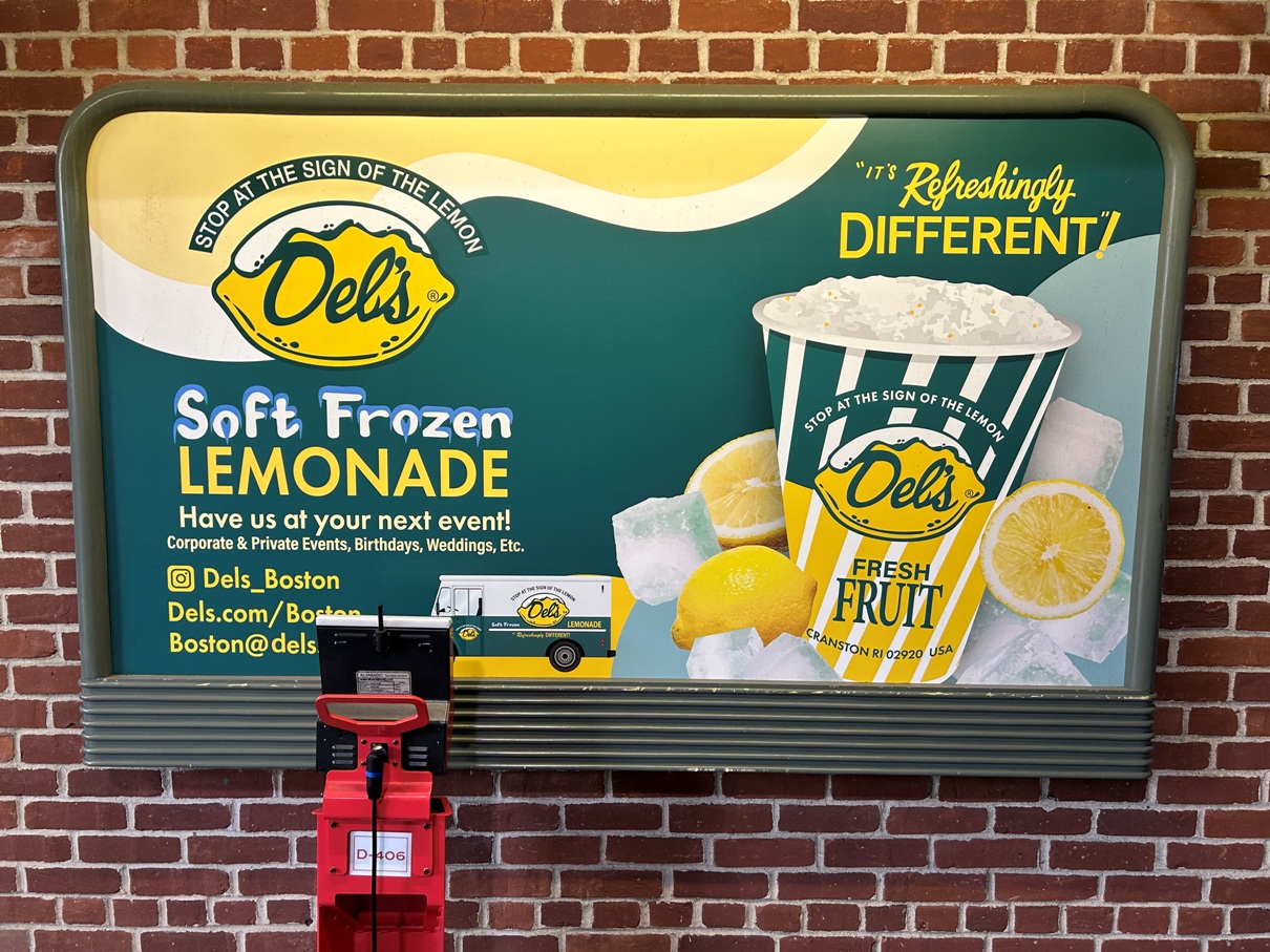 del's frozen lemonade fenway park