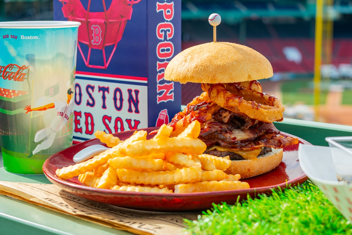 cowboy up burger fenway park food