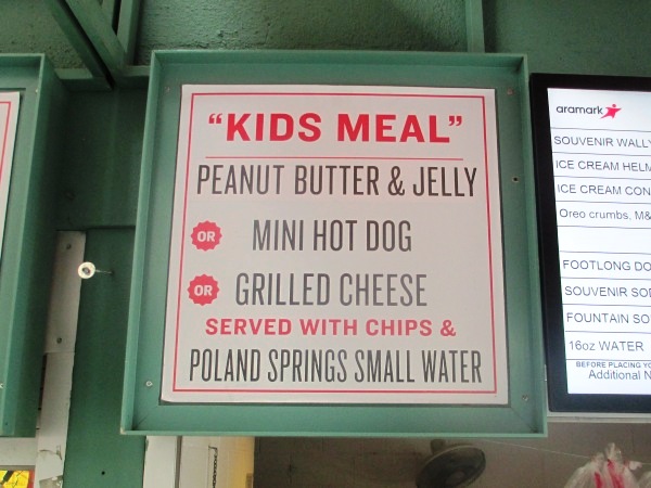 boston red sox kids meals