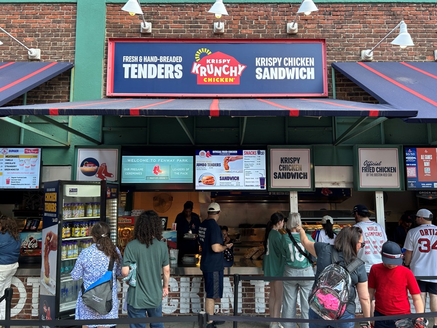 krispy krunchy chicken boston red sox food