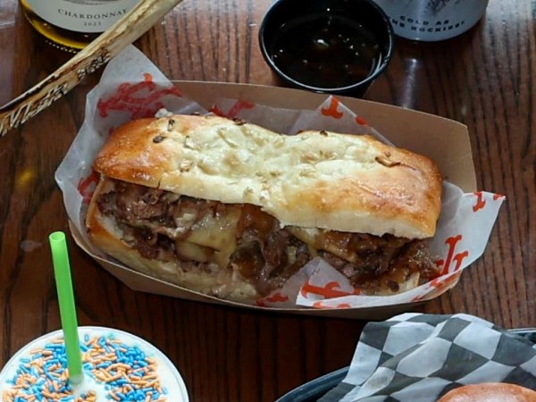 what to eat at a mets game french dip sandwich