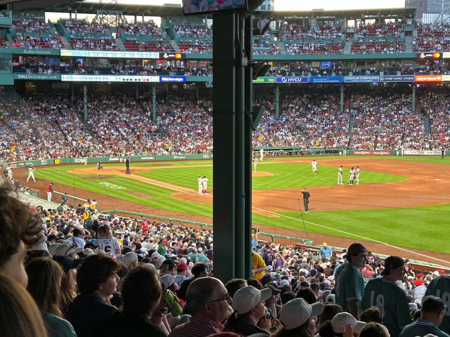 View From $26 Seat Fenway Park 290