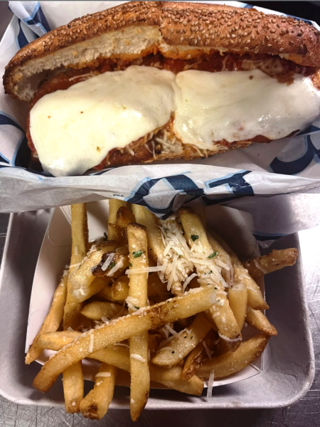 tropicana field food fiamma chicken vodka parm