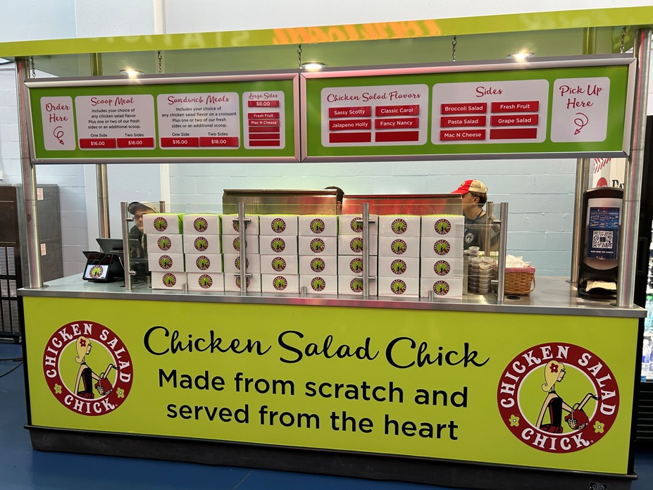 tropicana field food chicken salad chick