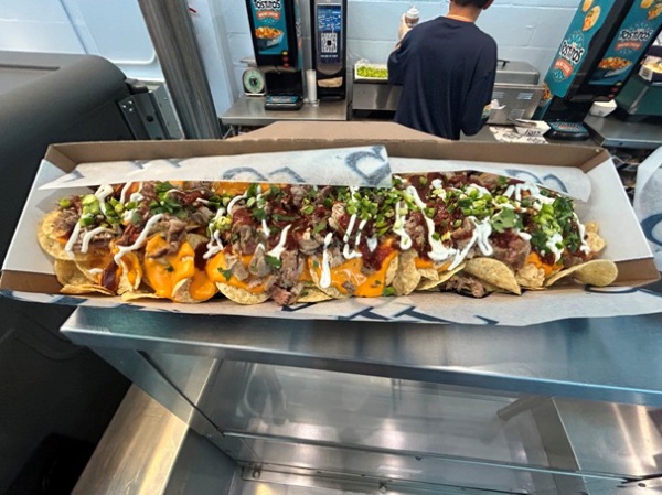 bbq nachos tropicana field food